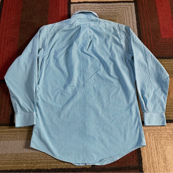 Brooks Brothers Regent Checkered Non-Iron Supima Lycra Button Down Sz 15-32 - Picture 4 of 8